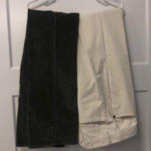 Soft corduroy pants